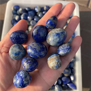 Bulk Wholesale High Quality 20-30mm Healing Crystals Gemstone Natural Blue <strong>Lapis</strong> Lazuli Carved Love Theme Ball &amp; <strong>Globe</strong> for Buyer - Product Image 2