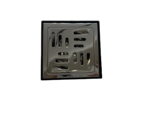 Desagüe de Piso Cuadrado de 4 Pulgadas, Filtro de Acero Inoxidable Anticorrosión, Cubierta de Desagüe para Baño, Diseño Moderno, Acabado Pulido - Product Image 3