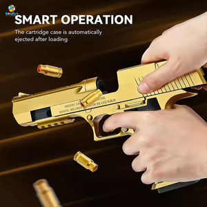 Pistola Giocattolo Desert Eagle con Espulsione del Bossolo, Proiettili Morbidi Dorati Realistici per Ragazzi, Proiettili in Schiuma Sicuri per Appassionati di Tiro Adulti - Product Image 4