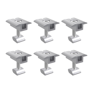 UISOLAR Sistema <span class=keywords><strong>de</strong></span> Montaje Solar <span class=keywords><strong>de</strong></span> Aluminio, Abrazadera Central <span class=keywords><strong>de</strong></span> 30mm 35mm, Estructura <span class=keywords><strong>de</strong></span> Montaje Fotovoltaico, Riel Solar, Abrazadera Central, Kit <span class=keywords><strong>de</strong></span> Abrazaderas Finales - Product Image 3
