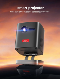 DLP Mini <b>Projector</b> Children Theatre <b>Projector</b> <b>Android</b> 9.0 Dual Wifi Rechargeable Support 3D - Product Image 2