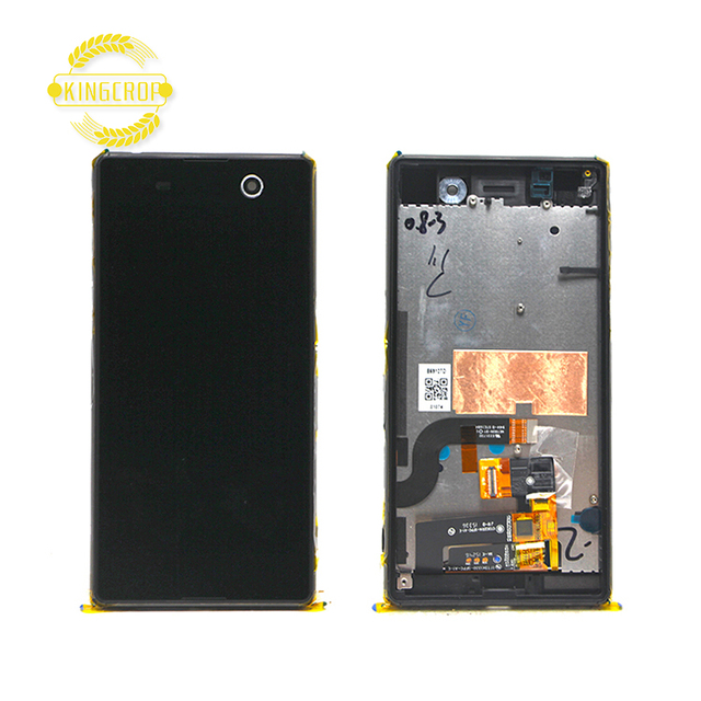 100% Tested LCD DIsplay Touch Screen With Frame Digitizer Assembly for Sony Xperia M5 E5603 E5606 E5653
