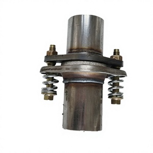 Silenciador universal de acero inoxidable 409 con brida para sistema de escape y convertidor catalítico de tres vías - Product Image 4