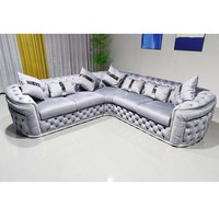 Venta de fábrica muebles sofá conjunto de lujo sala de estar turco personalizable sala de estar sofás de lujo de alta calidad