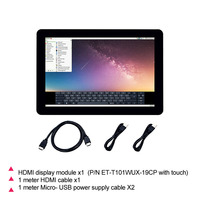 Nueva Pantalla LCD TFT Táctil Capacitiva de 10.1 Pulgadas Full HD IPS 1920x1200 con HDMI y USB para Raspberry Pi 3/3B/4B (2026)