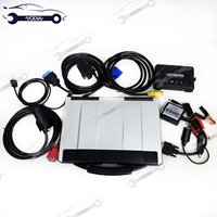 Untuk Sistem Layanan Diagnostik Isuzu Adapter TIPE 2 E-idss G-idss Truk Excavator Alat Diagnostik Program Pengemudi + Laptop cf53