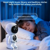 KI-Smart-Roboter-Wecker mit Sprachinteraktion, Astronauten-Spielzeug, KI-Desktop-Gerät