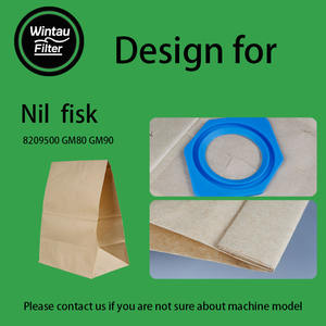 Sacs filtrants en papier pour <span class=keywords><strong>aspirateur</strong></span> biodégradables écologiques avec logo personnalisé, <span class=keywords><strong>pièces</strong></span> <span class=keywords><strong>détachées</strong></span> pour garage, voiture, camping-car, compatibles avec <span class=keywords><strong>Nilfisk</strong></span> 8209500 - Product Image 3