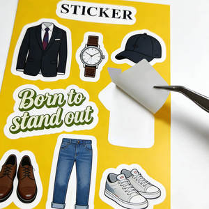 Etiqueta Adhesiva <span class=keywords><strong>de</strong></span> Vinilo Personalizada al por Mayor, Resistente a los Arañazos, Tamaño A3 A4, Rectangular, Corte Kiss Cut - Product Image 2