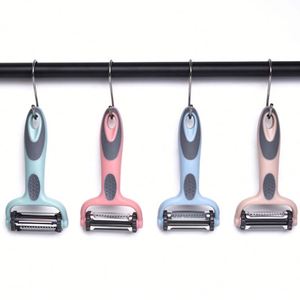 อุปกรณ์ครัวอเนกประสงค์ขายดี 3 in 1 ใบมีดสแตนเลส ปอกผลไม้ผักแบบจูเลียน - Product Image 1