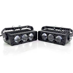 Projecteurs LED en aluminium 6500K de haute qualité en gros lentille de lumière lointaine externe à trois perles lentille nette moyenne blanc étanche à l'eau 6000K - Product Image 6