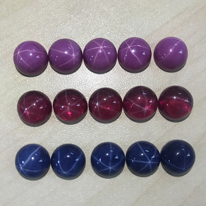 Domed Blue Sapphire, Blue <strong>Star</strong> Gems, China Synthetic Round <strong>Shape</strong> <strong>Star</strong> <strong>Gemstone</strong> - Product Image 5