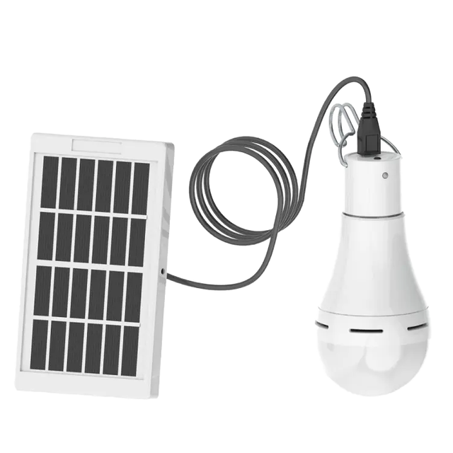 Solar LED Lamp with 3m Cable Auto Sensor & Remote Control IP66 Rated Hanging Light for Indoor/Outdoor & Garden Multi-Scene Use