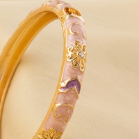 Bracelet en alliage de style chinois pour femmes, inspiré de la créativité culturelle du Musée du Palais, hypoallergénique et résistant à la décoloration