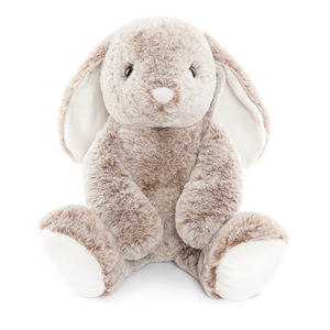 Tavşan Peluş Oyuncak Dolgulu Tavşan, Yumuşak Tüylü Uzun Kulaklı Tavşan Bebek, Çocuklar İçin Sevimli Sarılabilen Peluş Oyuncak Doğum Günü Hediyesi ve Çocuk Odası Dekoru - Product Image 1