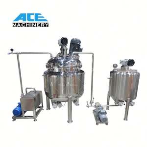 Tanque Mezclador de Acero Inoxidable de 500L de Alto Cizallamiento para Alimentos y Resinas, Mezcladora Industrial con Engranajes - Product Image 2