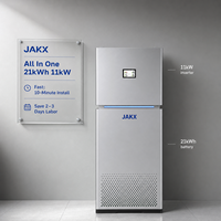 Système solaire hors réseau JAKX tout-en-un BESS 21 kWh 11 kW LiFePO4 avec batterie évolutive basse tension ESS CE IEC 62619 sécurisé