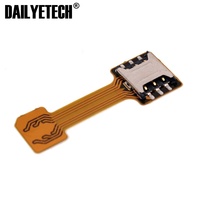 Dailyetech-Adaptador de tarjeta TF para teléfono Android, Tarjeta SIM doble híbrida, extensor Nano