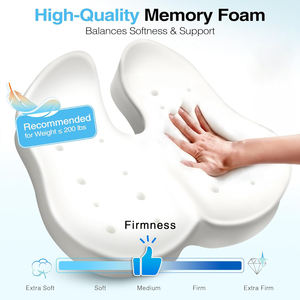 <span class=keywords><strong>Coussin</strong></span> de siège confortable en mousse à mémoire de forme, <span class=keywords><strong>coussin</strong></span> de chaise de bureau, soutien ergonomique, <span class=keywords><strong>coussin</strong></span> de bureau et de chaise, siège de voiture - Product Image 2