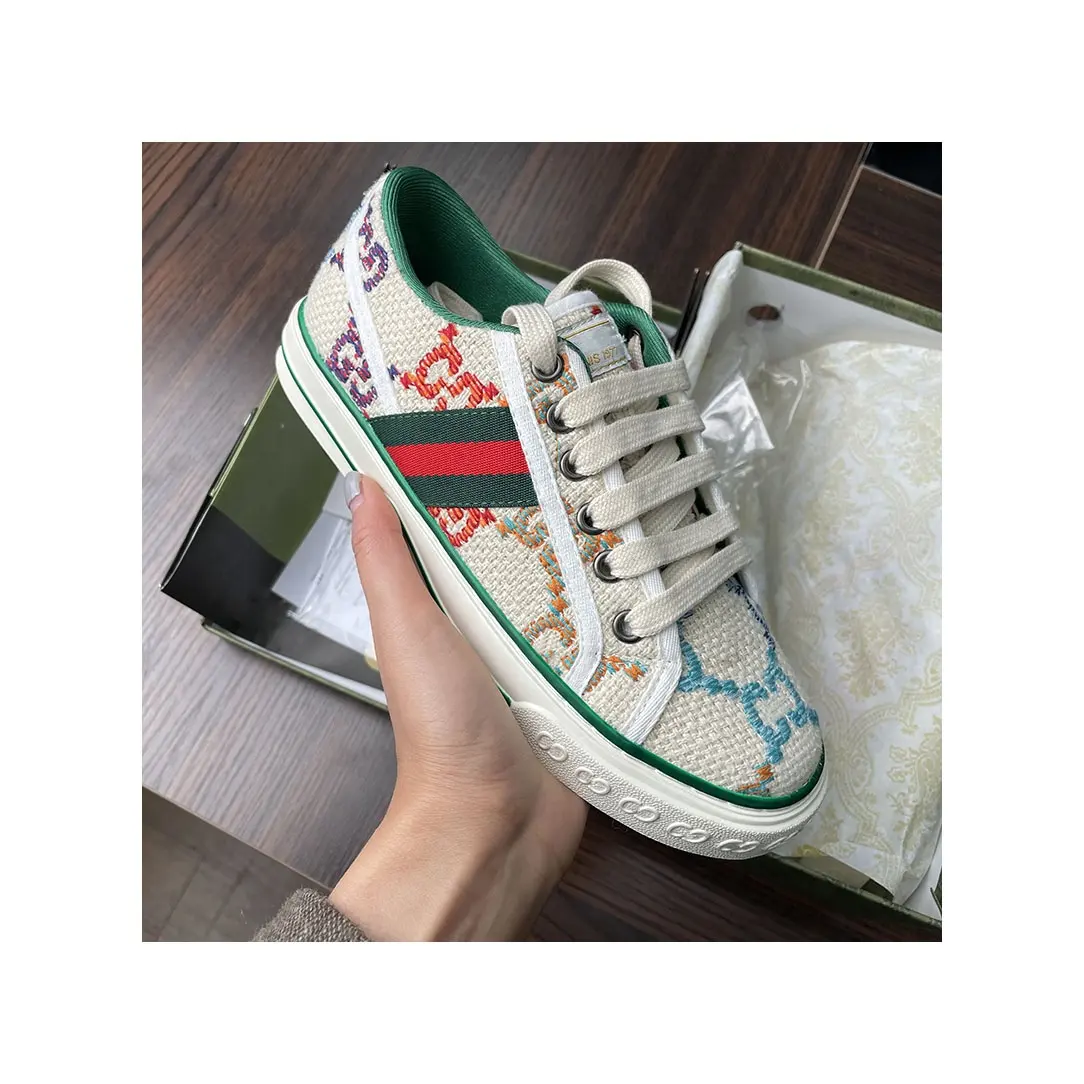 Embroidered shoes brand