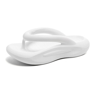 Chanclas para hombre con suela de EVA, sandalias de verano de suela blanda antideslizantes blancas, talla 36-45 - Product Image 5