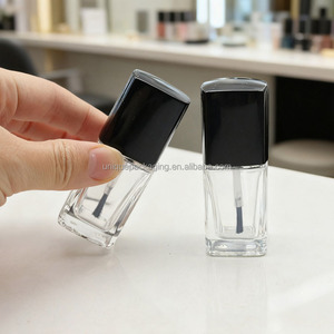 Bouteille de <span class=keywords><strong>vernis</strong></span> à <span class=keywords><strong>ongles</strong></span> en gel UV rectangulaire de 13ml 15ml sur mesure bouteille de <span class=keywords><strong>vernis</strong></span> à <span class=keywords><strong>ongles</strong></span> vide avec capuchon et brosse noirs - Product Image 1