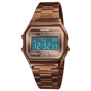 Reloj de Pulsera <span class=keywords><strong>SKMEI</strong></span> <span class=keywords><strong>1123</strong></span> de Gran Venta con Logo Personalizado, Multifunción, al por Mayor, de Moda, Digital, para Hombre, de Acero, 3ATM, Deportivo, Reloj Hombre - Product Image 6