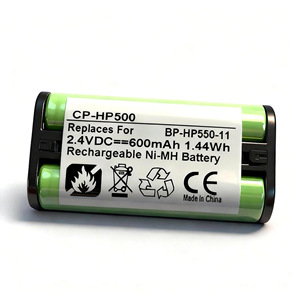 CP-HP500 แบตเตอรี่แบบชาร์จไฟได้ Ni-Mh 2.4V 600mAh สำหรับหูฟังโซนี่ MDR-RF925 RF4000K - Product Image 5