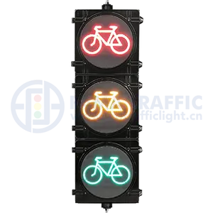 Traffic Signal Light 300mm High Flux RYG Bicycle LED Traffic Light