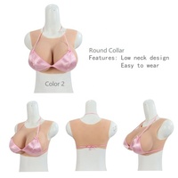 Plaque de poitrine artificielle en silicone pour crosscommode transgenre Drag Queen Shemale