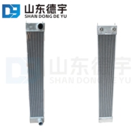 Refroidisseur d'huile hydraulique de haute qualité pour excavatrice SK200-6E, dimensions 915*750*40 et 860*630*40, garantie 1 an, fabriqué en Chine