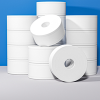Papier en rouleau jumbo, directement de l'usine, doux pour la peau, sans peluches, super grande capacité, pour le nettoyage quotidien, 2 à 4 plis