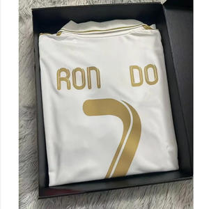 25-26 High Quality 100% Polyester V-neck Laser Printed Soccer Jerseys Football <strong>Shirts</strong> Sets Sports <strong>T</strong> <strong>Shirts</strong> Thai Version Unisex - Product Image 1
