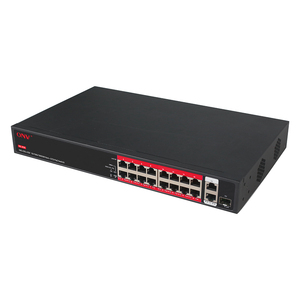 Switch PoE Gigabit No Estándar con 16 Puertos RJ45 de 10/100M + 2 Puertos Uplink de 10/100/1000M y 1 Puerto de Fibra SFP de 1000M - Product Image 3
