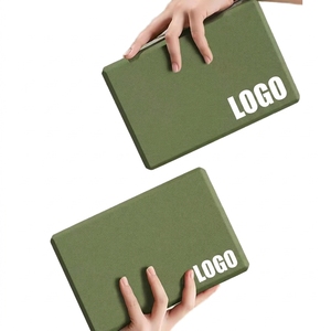 Blocs de yoga en mousse EVA écologiques et colorés personnalisés 2026 avec logo, haute densité, type à coins arrondis pour le fitness, le Pilates et les exercices - Product Image 1