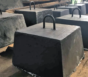 New CCS Certificate Square Cast Iron Mooring Buoy Sinker/Sunken <b>Stone</b> for Offshore Engineering Castings Square Concrete Mooring - Product Image 4