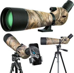 Telescopio Terrestre 25-75x80 del Fabricante Original, Prisma Porro BAK4, Óptica FMC, Sumergible hasta 1M/30 Minutos, Resistente al Agua, para Exteriores - Product Image 1