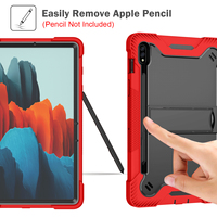 Protection de tablette robuste et élégante de qualité supérieure pour Samsung Galaxy Tab S7/S8 avec béquille intégrée