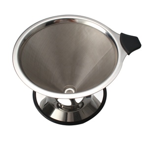 ที่กรองกาแฟทรงกรวยหยดทำจากสแตนเลส - Product Image 1