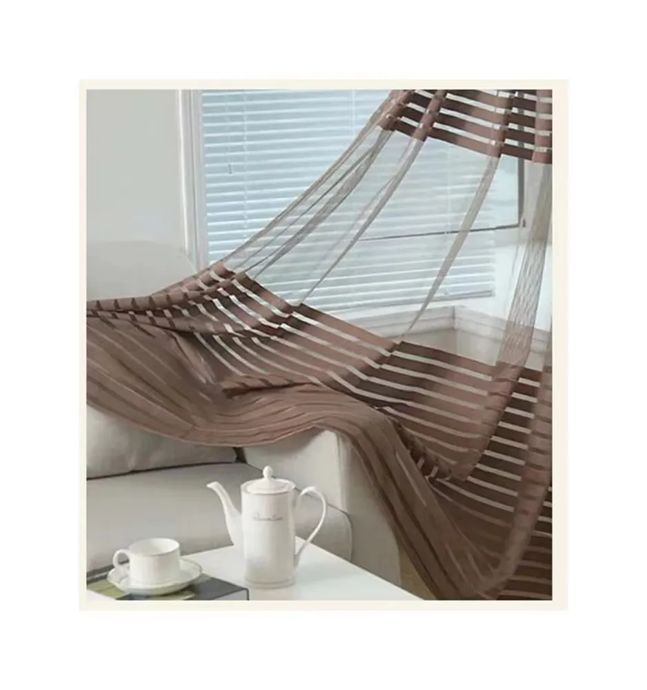Großhandel Hot Popularität Polyester Luxus Chenille Sheer Vorhänge Stoff für Schlafzimmer Dekorationen