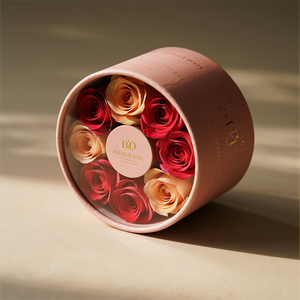 <strong>Custom</strong> Logo High Quality Luxury Wholesale <strong>Flower</strong> Cylinder Round Wedding Gift <strong>Box</strong> Packaging Paper Tube With Handle For Bouquets - Product Image 6