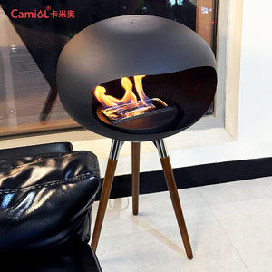 <span class=keywords><strong>Chimenea</strong></span> de Bioetanol con Fuego Real que Puede Usarse para Calefacción en Salas de Estar de Villas, Casas de Huéspedes y Hogares - Product Image 1