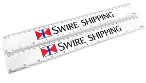 Règle droite portable en acrylique blanc de 30 cm (12 pouces) avec logo personnalisé, idéale pour le bureau, l'école et les cadeaux promotionnels – Nouvelle collection très prisée - Product Image 3