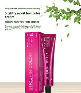 Teinture capillaire temporaire sans ammoniaque en tube unique, pâte colorante couvrante pour cheveux blancs, multi-tons, une seule étape, noir, gris, bleu-noir - Product Image 6
