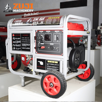 Générateur à essence ZUJI 15000E 8,5 kW, démarrage électrique, moteur en cuivre pur, puissance nominale 8,5 kW, puissance maximale 10 kW, 230 V, haute productivité