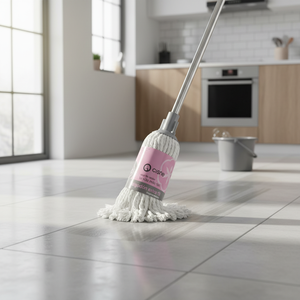 MOP IN COTONE BIANCO 275 Grs (scatola da 48 pz) ALTA QUALITÀ E LUNGA DURATA - Product Image 3