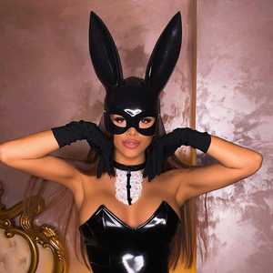 Masker Feest Konijn Grappig Halloween Hoofddeksels Cosplay Pvc Konijn Feestartikelen Bunny Masker <span class=keywords><strong>Sexy</strong></span> Masker Voor Meisje - Product Image 1