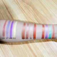 Palette d'ombres à paupières personnalisée 4 couleurs finition mate et chatoyante longue durée Surligneur végétalien Faites votre propre maquillage en poudre pressée