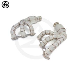 CSZ Sport para colectores de tubo de escape Cat, rendimiento de colectores, tubo de bajada de acero inoxidable 304 para <span class=keywords><strong>Porsche</strong></span> 911 <span class=keywords><strong>991</strong></span>,1 <span class=keywords><strong>991</strong></span>,2 <span class=keywords><strong>GT3</strong></span> 3,8 - Product Image 4