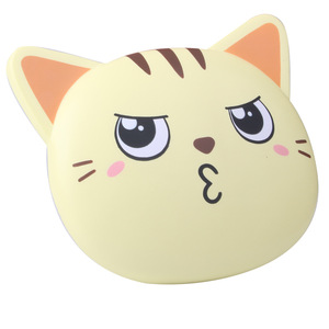 Aimant de réfrigérateur tête de chat mignon en plastique souple, cadeau promotionnel, impression numérique - Product Image 3